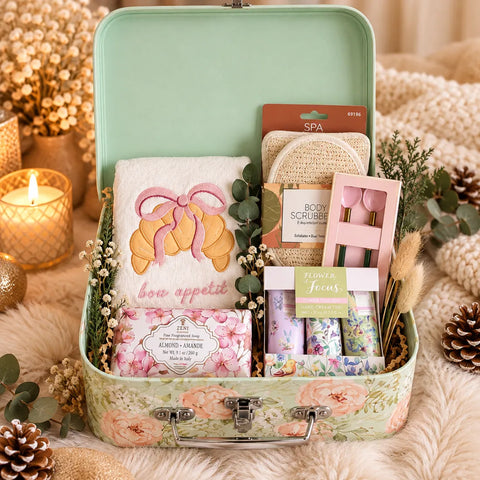 Bon Appétit Suitcase gift basket
