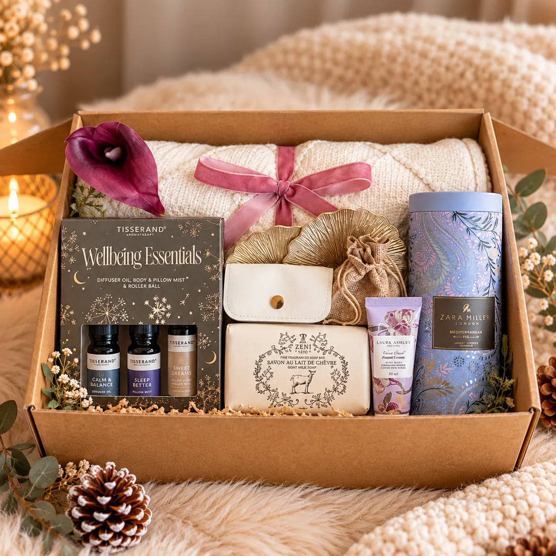 Calla Calm gift basket