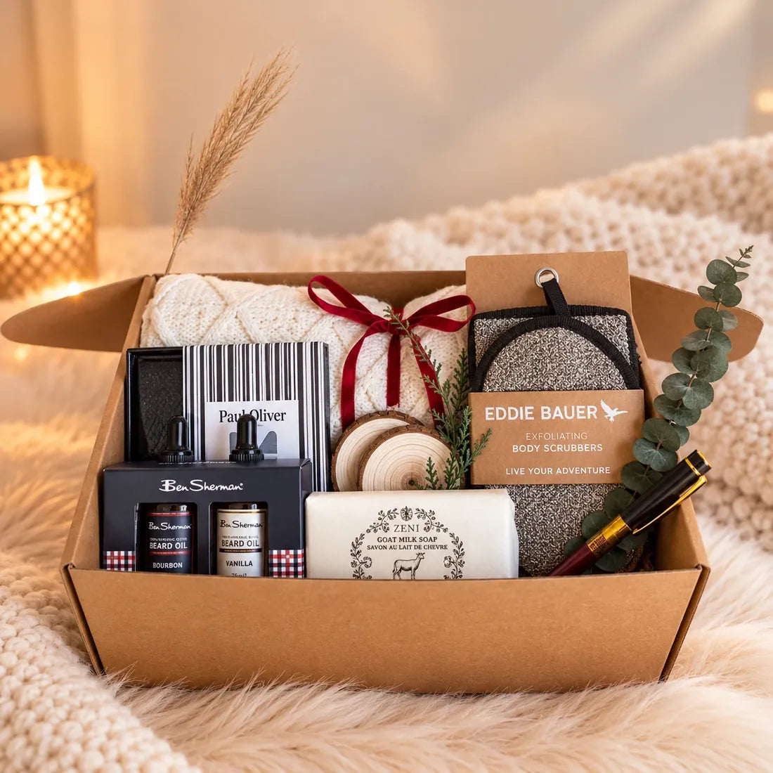 The Fireside Gentleman gift basket