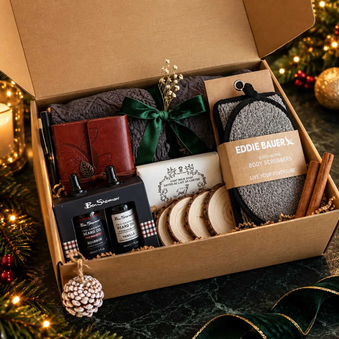 The Gentleman's Grooming Box gift basket