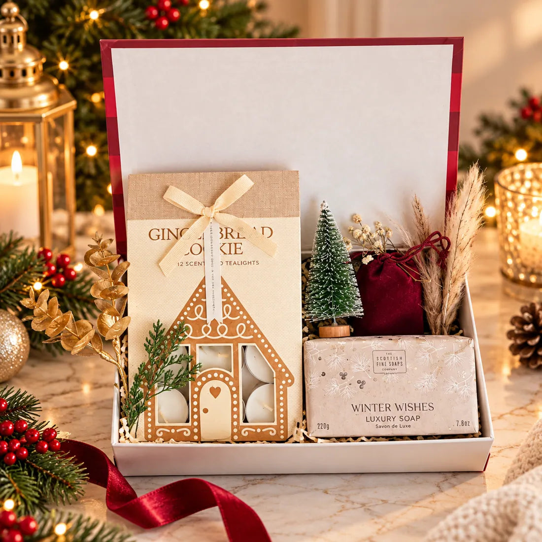 Festive Memories Stack gift basket