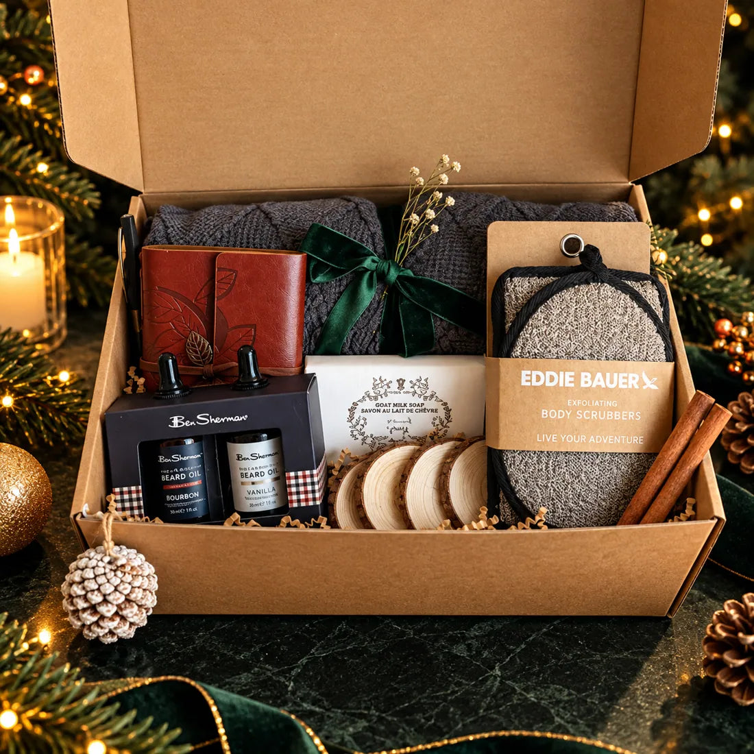 The Gentleman's Grooming Box gift basket