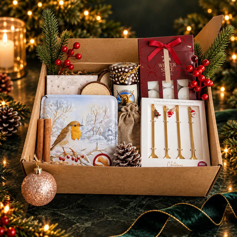 Robin's Winter Treats gift basket
